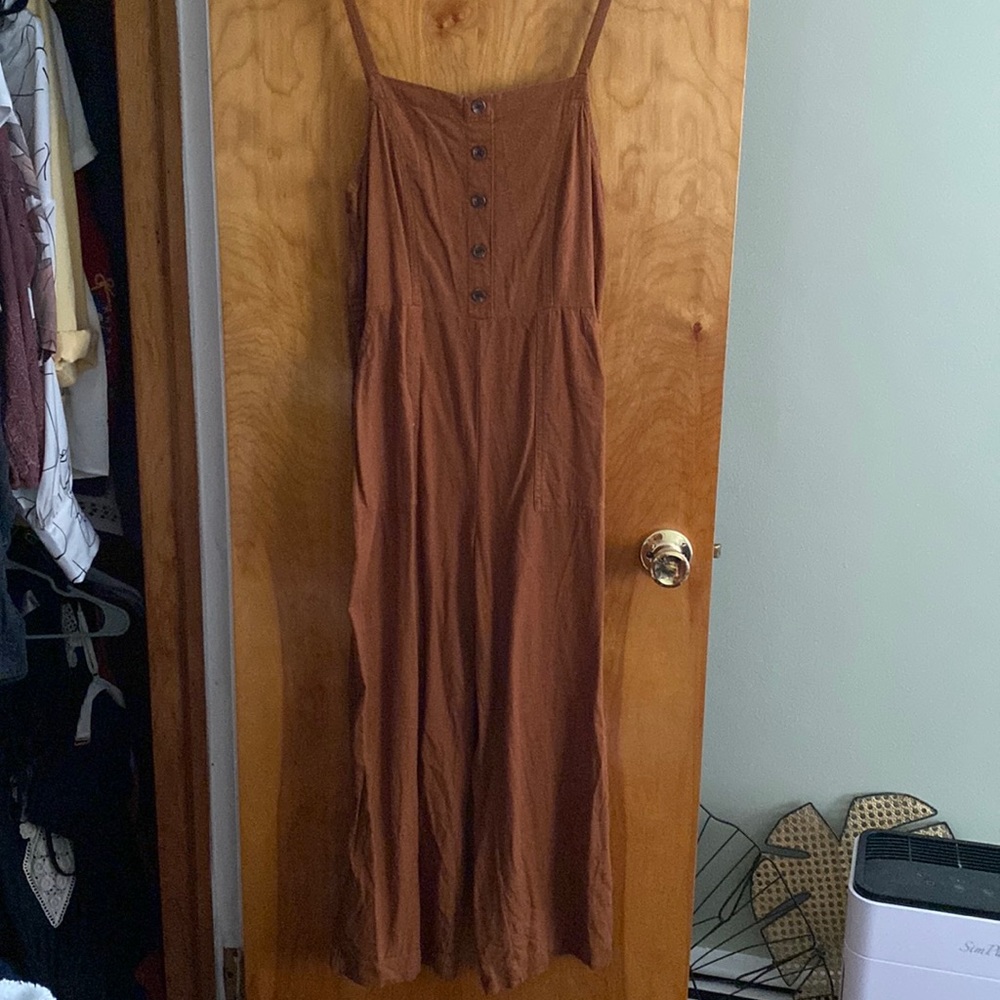 Rusty brownish wide leg jumpsuit Old Navy